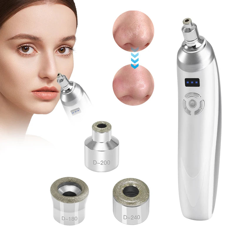 Handheld Diamond Microdermabrasion Machine Newest Facial Peeling Beauty Device Blackhead Removal Acne Clearning Skin Care Tool