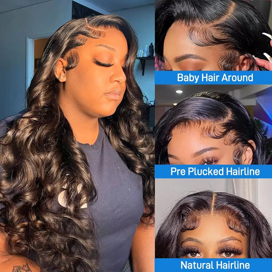 Body Wave Lace Front Human Hair Wig Brazilian Remy